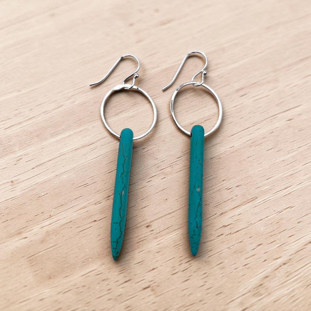2601 - Howlite Allure Dangles