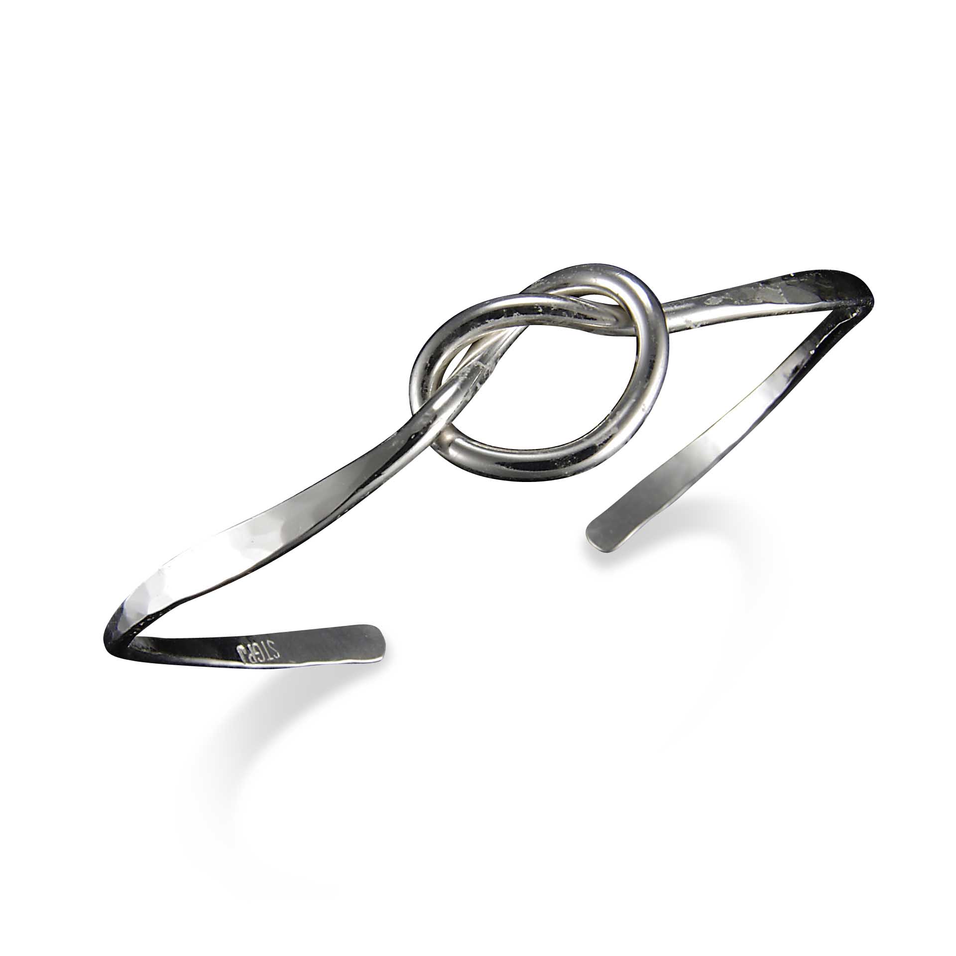 Gold Georg Jensen Knot Bracelet Georg Sterling Silver Bangle #452