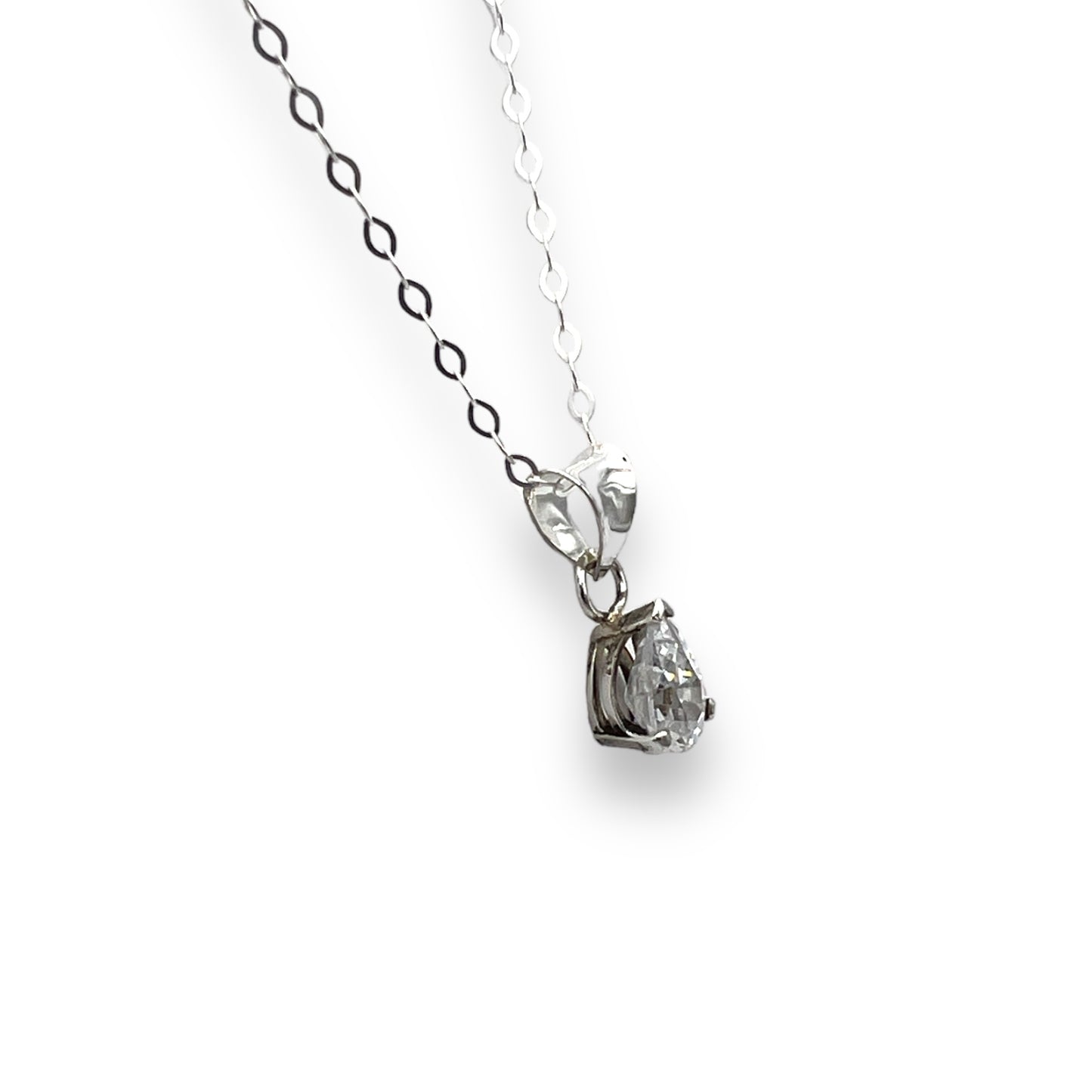 Pear Shaped Cubic Zirconia Pendant