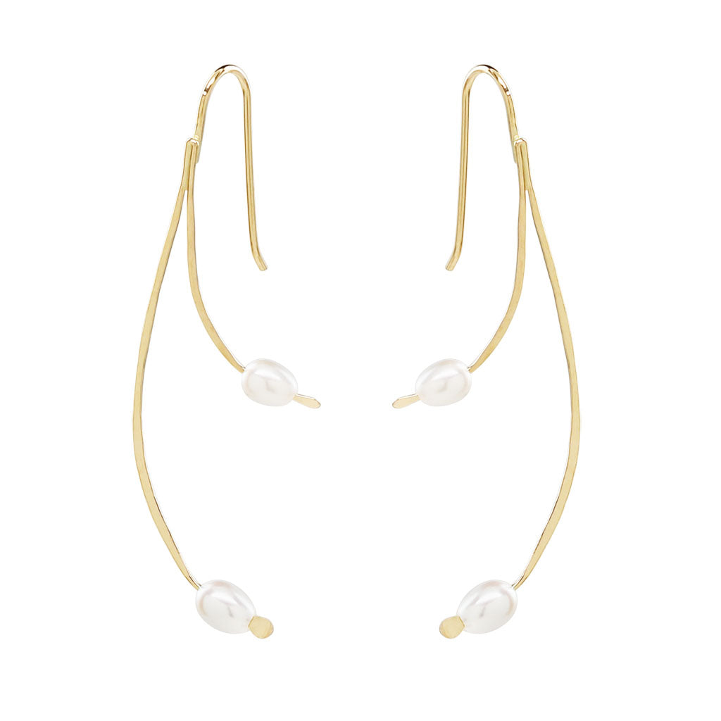 2543 - Minimalist Threader - Swinging Pearls