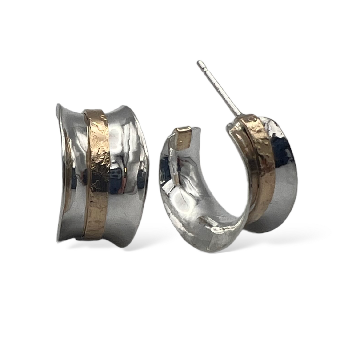 2594T - Post - Anticlastic Small Hoop Earrings