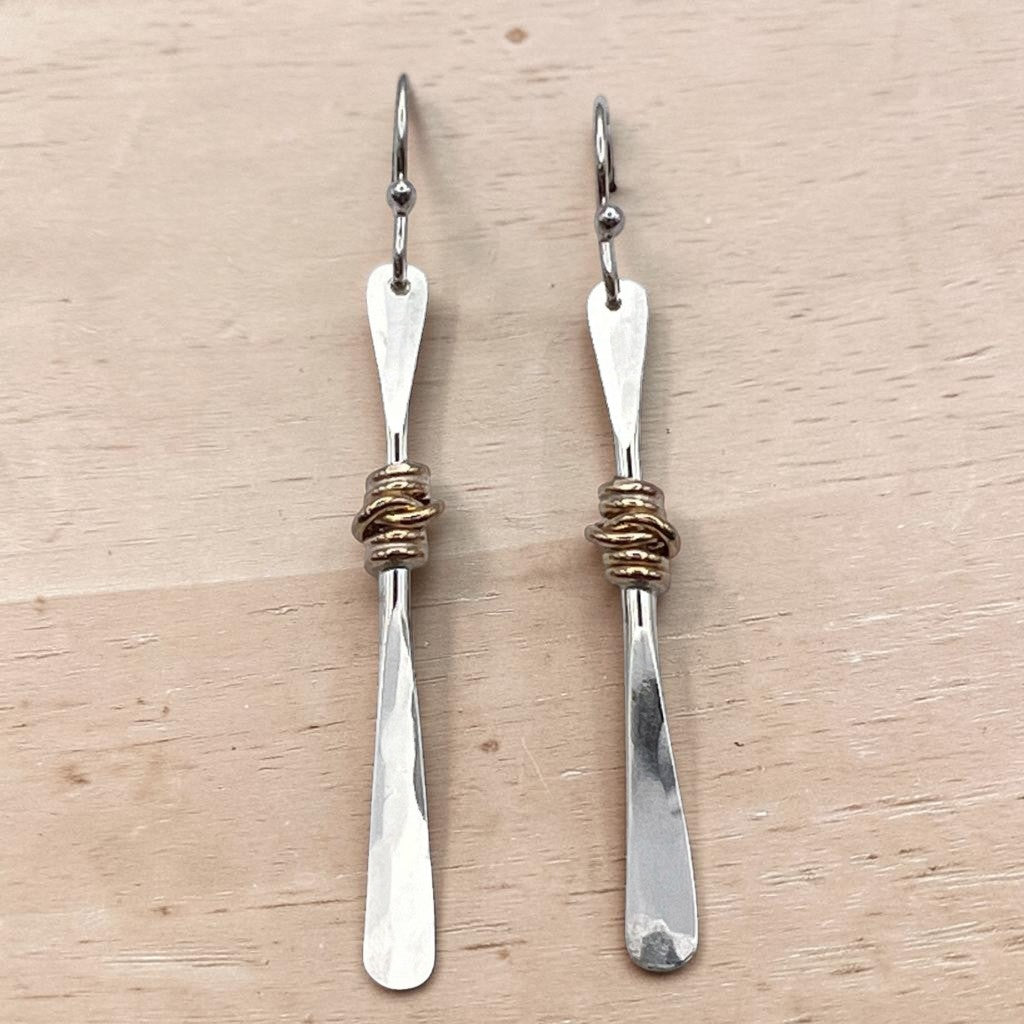 2036 - Knotty Wrap Dangles
