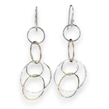 2233 - Dangling Triple Circles - Mixed Metal