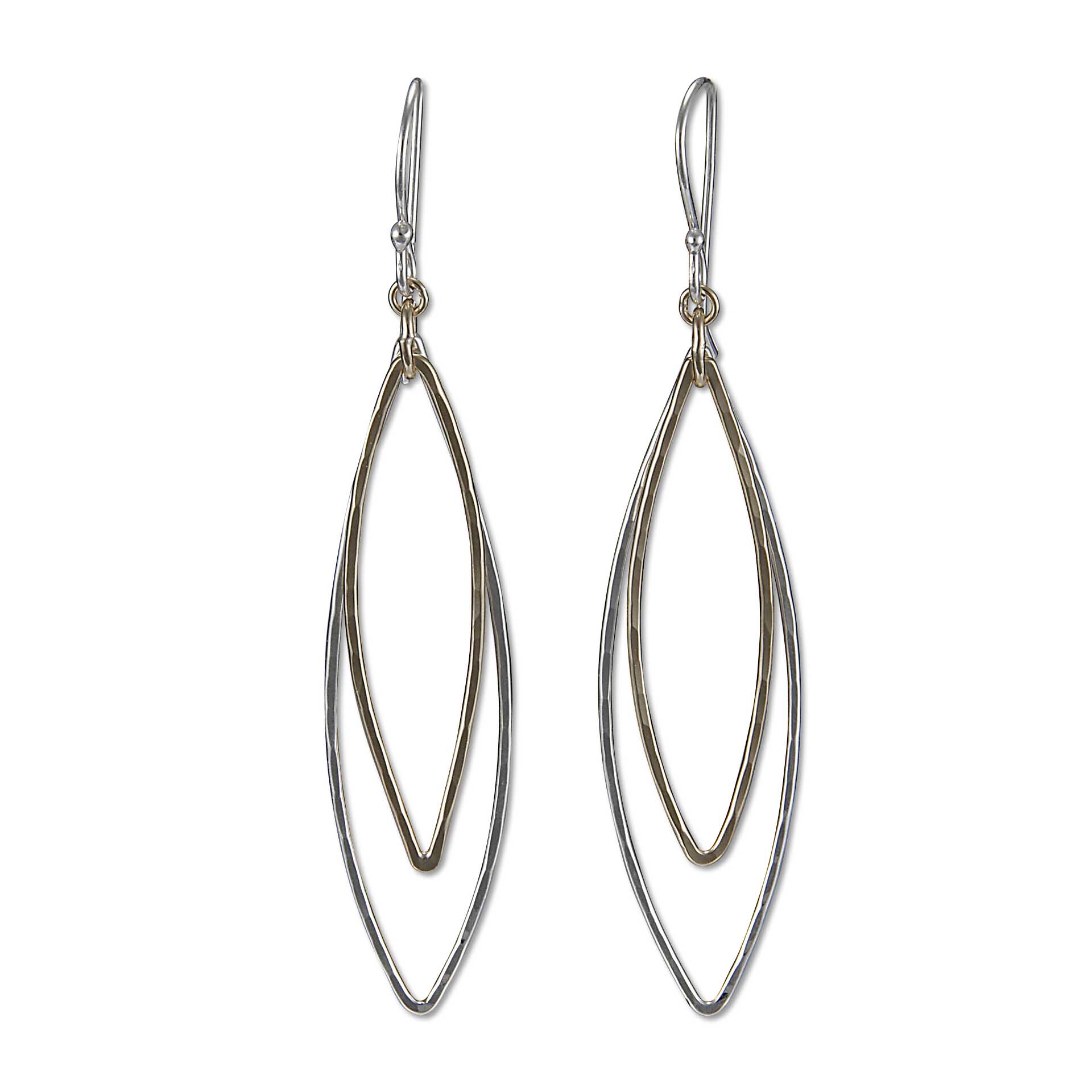 2362 - Dangling Double Marquise - Peter James