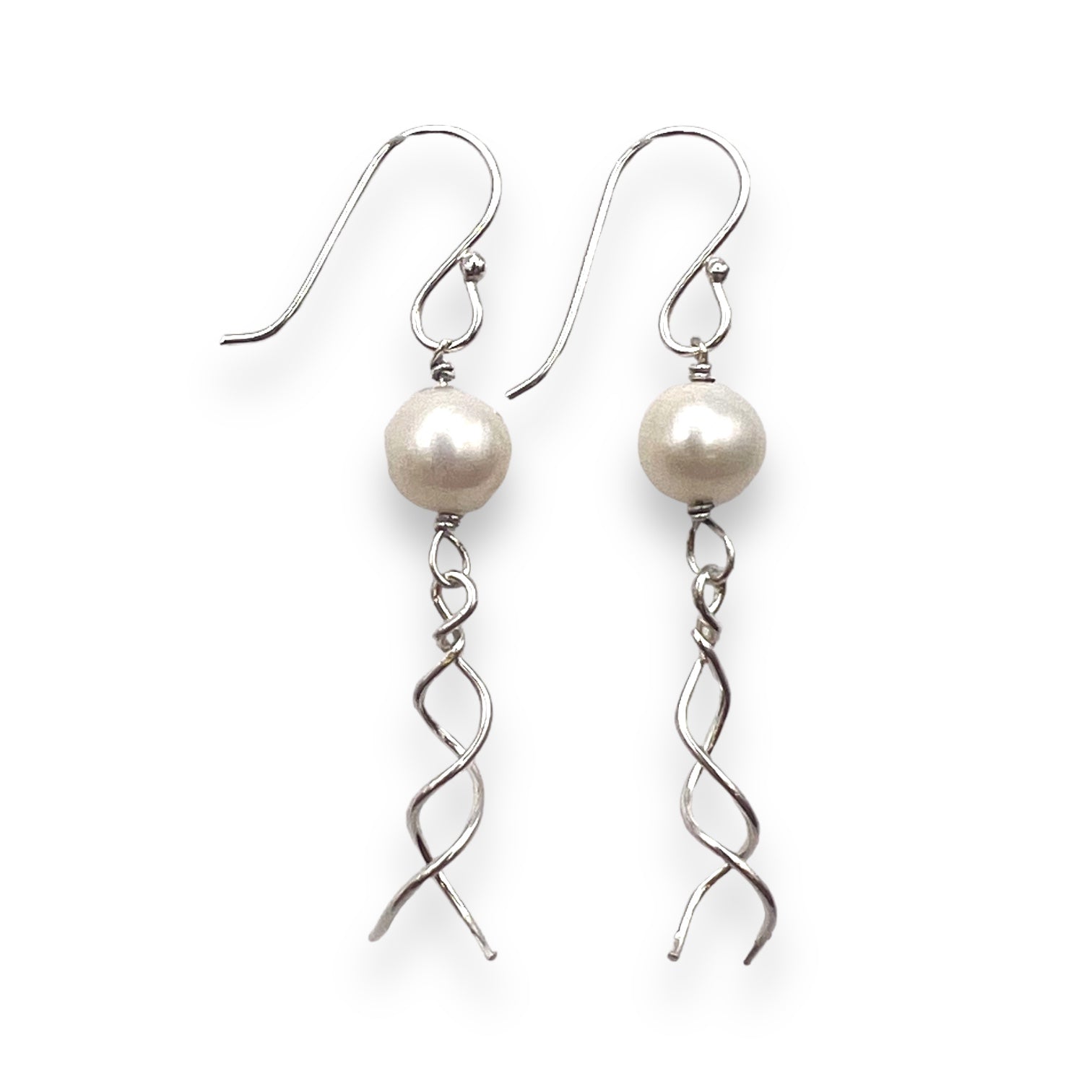 238 - Moon Jelly Pearl Earrings - Peter James