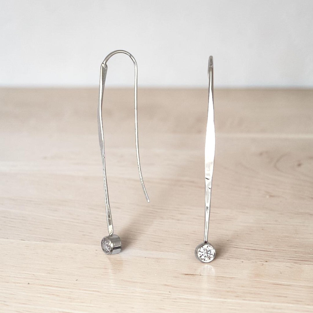 2404 - Minimalist Threader - Zest Earrings