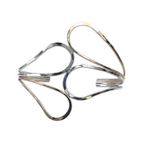 8076 - Double Mirrored Teardrop Cuff