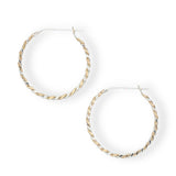 E228 - The Twist Hoop Earrings