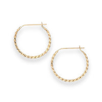 E228 - The Twist Hoop Earrings