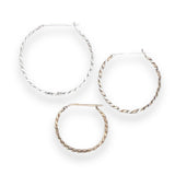 E228 - The Twist Hoop Earrings