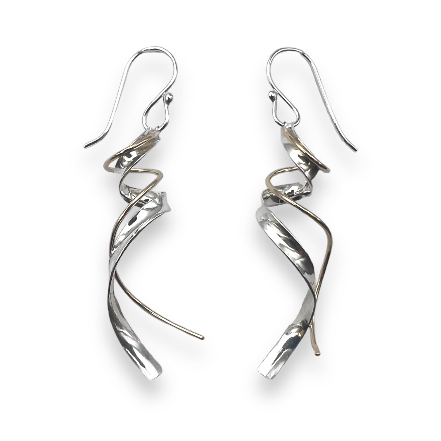 E601 - Champagne Surprise Dangles - Peter James