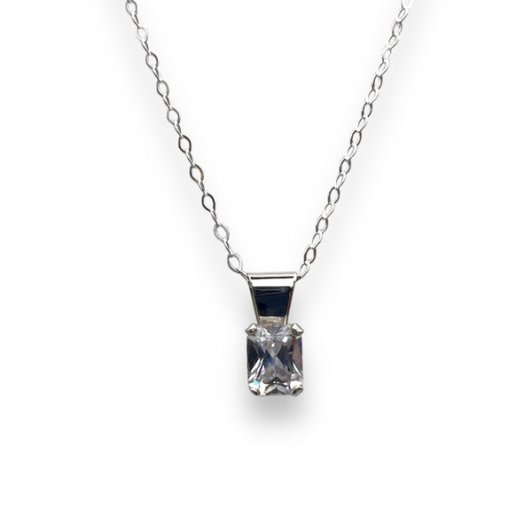 8x10 Cubic Zirconia Pendant