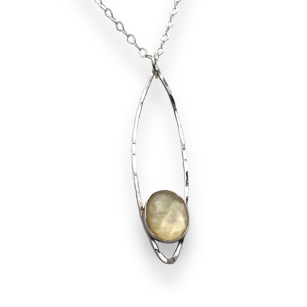 Sterling Silver Pendant with Mother of Pearl