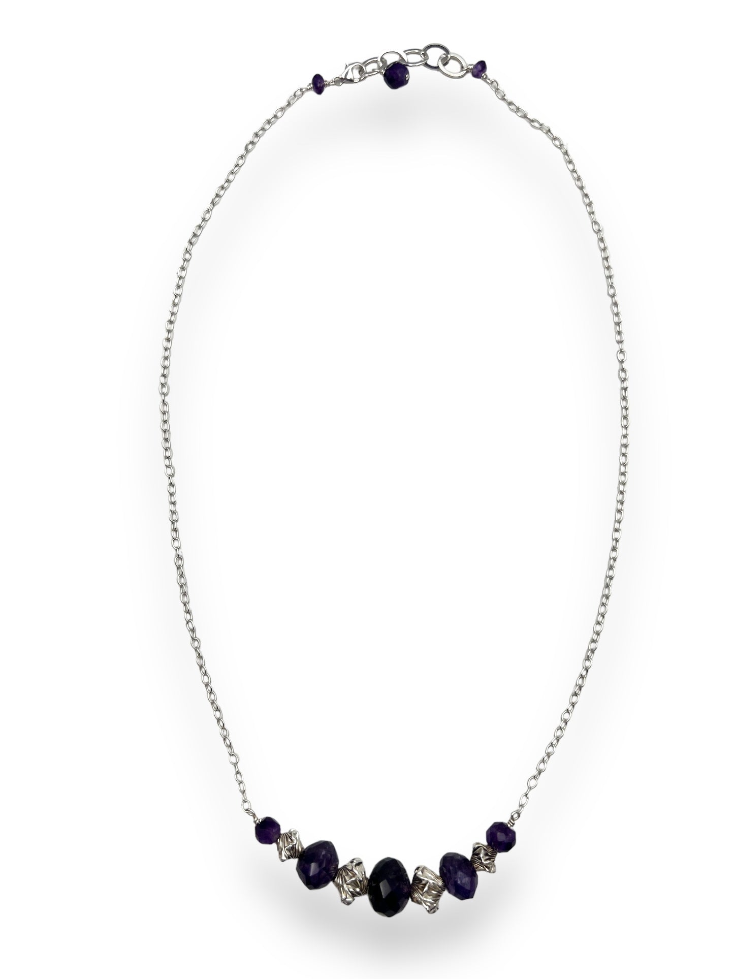 Amethyst Bead Necklace