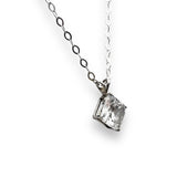 Square Cubic Zirconia Pendant