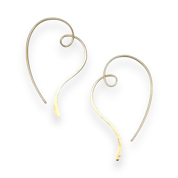 214 - Minimalist Threader - Valentine Earrings