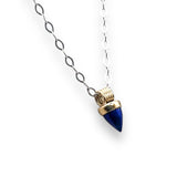 Coil Lapis Bullet Pendant