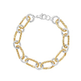 H60CO - Twisted Chain Link Bracelet