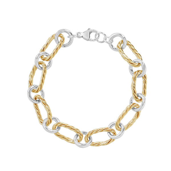 H60 - Twisted Chain Link Bracelet